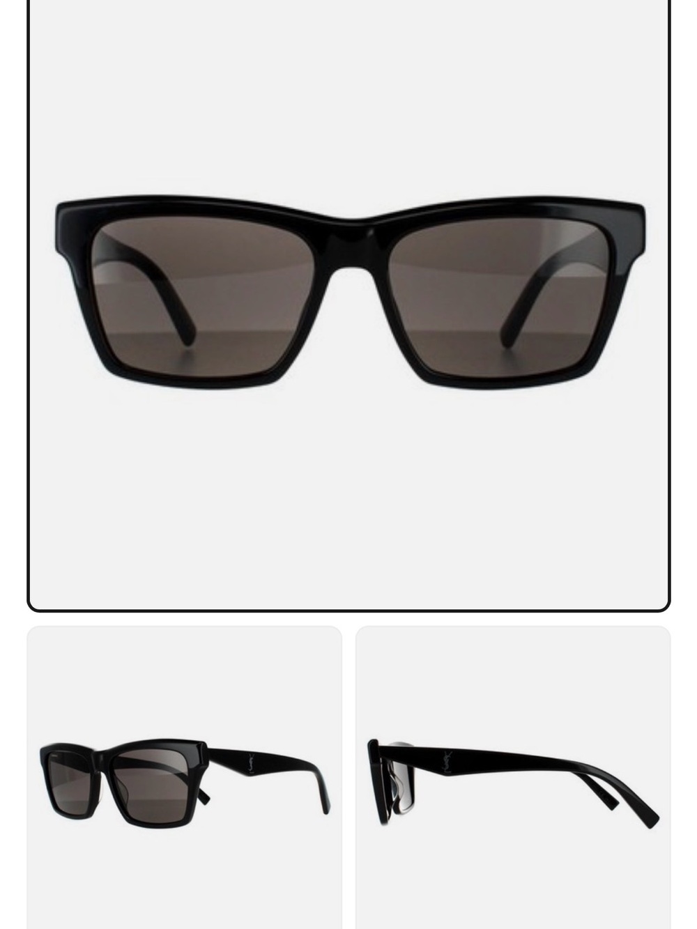Saint Laurent M104 Polarized Black Sunglasses $585